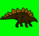 Dibujo Stegosaurus pintado por gsjsdfdffbgs