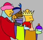 Dibujo Los Reyes Magos 3 pintado por tonisi