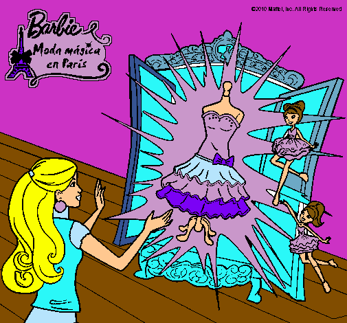 El vestido mágico de Barbie