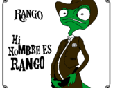 Dibujo Rango pintado por rango