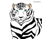Dibujo Tigre pintado por viancalee