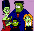 Dibujo Familia de monstruos pintado por martinaj