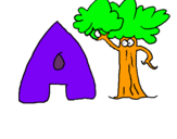 Dibujo Árbol pintado por alyce