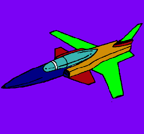 Dibujo Jet pintado por pipe2005