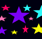 Dibujo Estrellas 4 pintado por alondriz