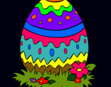Dibujo Huevo de pascua 2 pintado por MARIIANA
