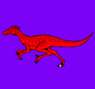 Dibujo Velociraptor pintado por jhgyukcdfgbf