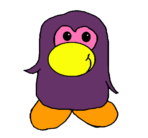 Dibujo Pingüino 2 pintado por jeanet