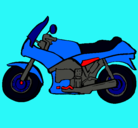 Dibujo Motocicleta pintado por moto