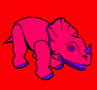 Dibujo Triceratops II pintado por nanda