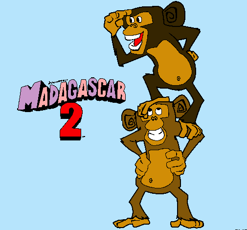 Madagascar 2 Manson y Phil