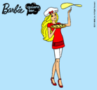 Dibujo Barbie cocinera pintado por anitas