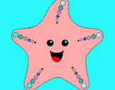 Dibujo Estrella de mar pintado por kaika
