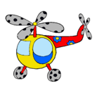 Dibujo Helicóptero adornado pintado por LBC2