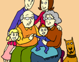 Dibujo Familia pintado por vicentegf