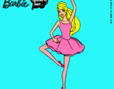 Dibujo Barbie bailarina de ballet pintado por Juncal