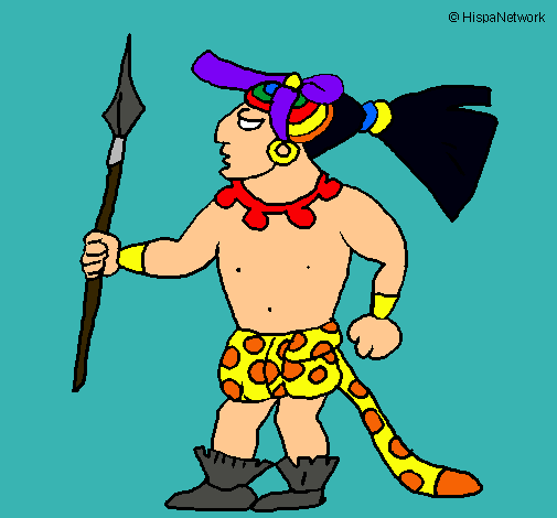 Guerrero con lanza
