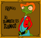 Dibujo Rango pintado por MINJ