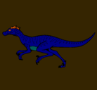 Dibujo Velociraptor pintado por jojojojojojo