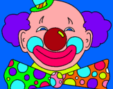 Dibujo Payaso con una gran sonrisa pintado por roselyn