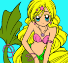 Dibujo Sirena pintado por tinakibo