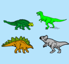 Dibujo Dinosaurios de tierra pintado por seba3