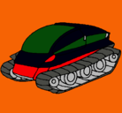 Dibujo Nave tanque pintado por veliz
