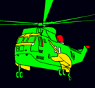 Dibujo Helicóptero al rescate pintado por jorjialey
