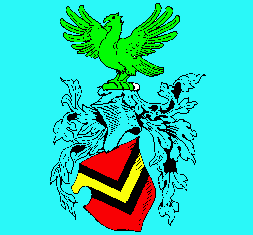 Escudo de armas y aguila 