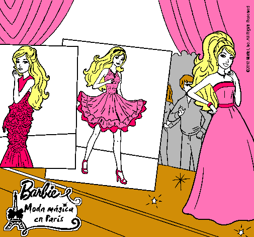 Barbie, desfilando por la pasarela