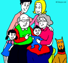 Dibujo Familia pintado por camus710