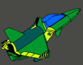 Dibujo Nave cohete pintado por pafrran
