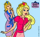 Dibujo Barbie con una corona de princesa pintado por bOqashulaz