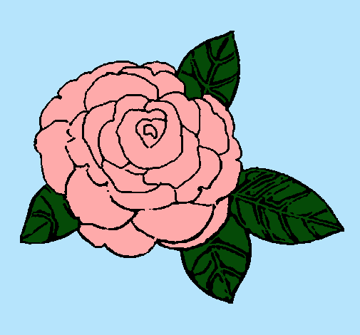 Dibujo Rosa pintado por marydee