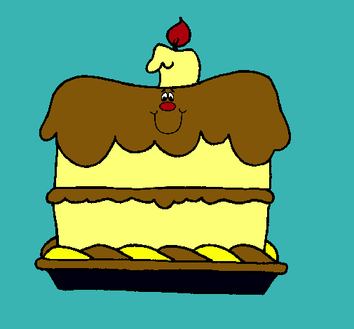 Pastel de cumpleaños