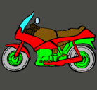 Dibujo Motocicleta pintado por triisi