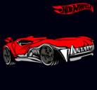 Dibujo Hot Wheels 3 pintado por glez