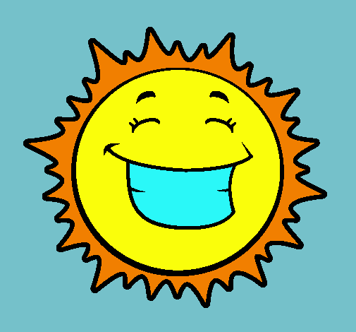 Sol sonriendo