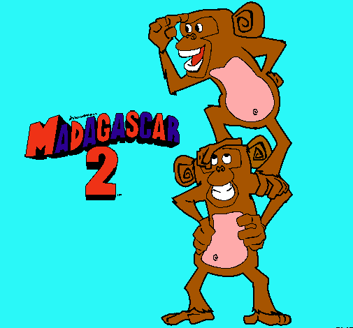 Madagascar 2 Manson y Phil