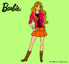 Dibujo Barbie juvenil pintado por jnfd