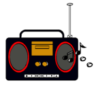 Dibujo Radio cassette 2 pintado por nazaruli17