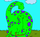 Dibujo Dinosaurios pintado por loyi3