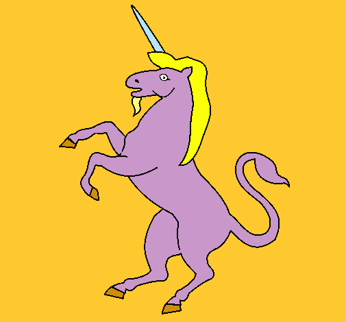 Dibujo Unicornio pintado por la_morena