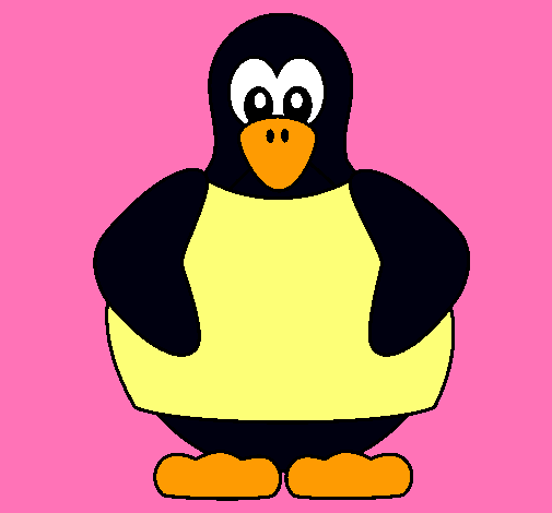 Dibujo Pingüino pintado por Lolitarce