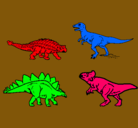 Dibujo Dinosaurios de tierra pintado por adgfdgf