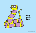 Dibujo Serpiente pintado por wiro