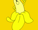 Dibujo Banana pintado por jozaaaa