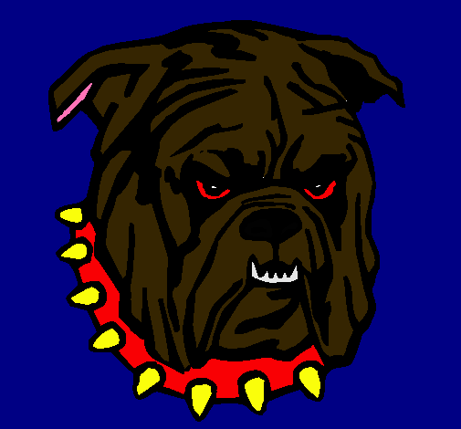 Dibujo Bull dog pintado por palithax