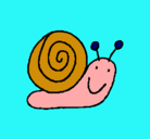 Dibujo Caracol 4 pintado por jhigb