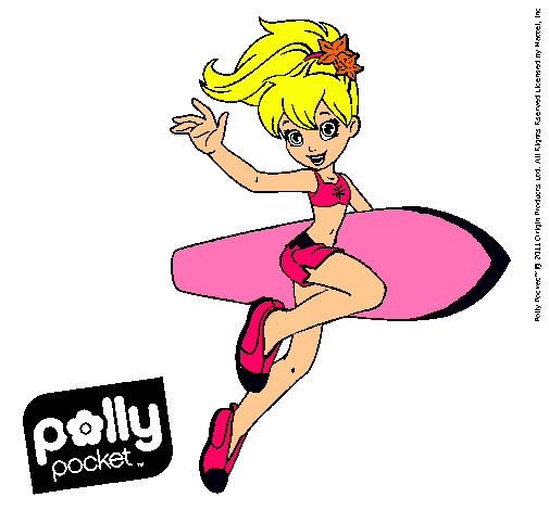 Dibujo Polly Pocket 3 pintado por ainaparejo